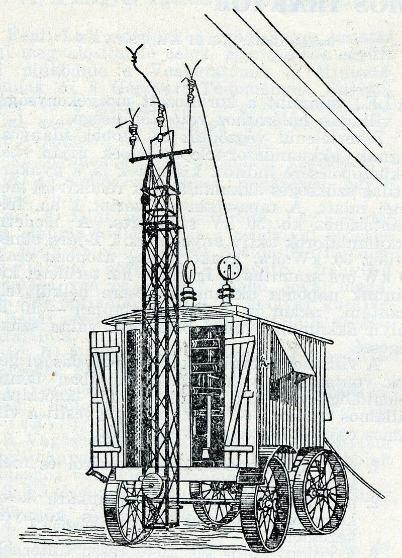 Illustration for article titled Technical drawings of Soviet electric tractors